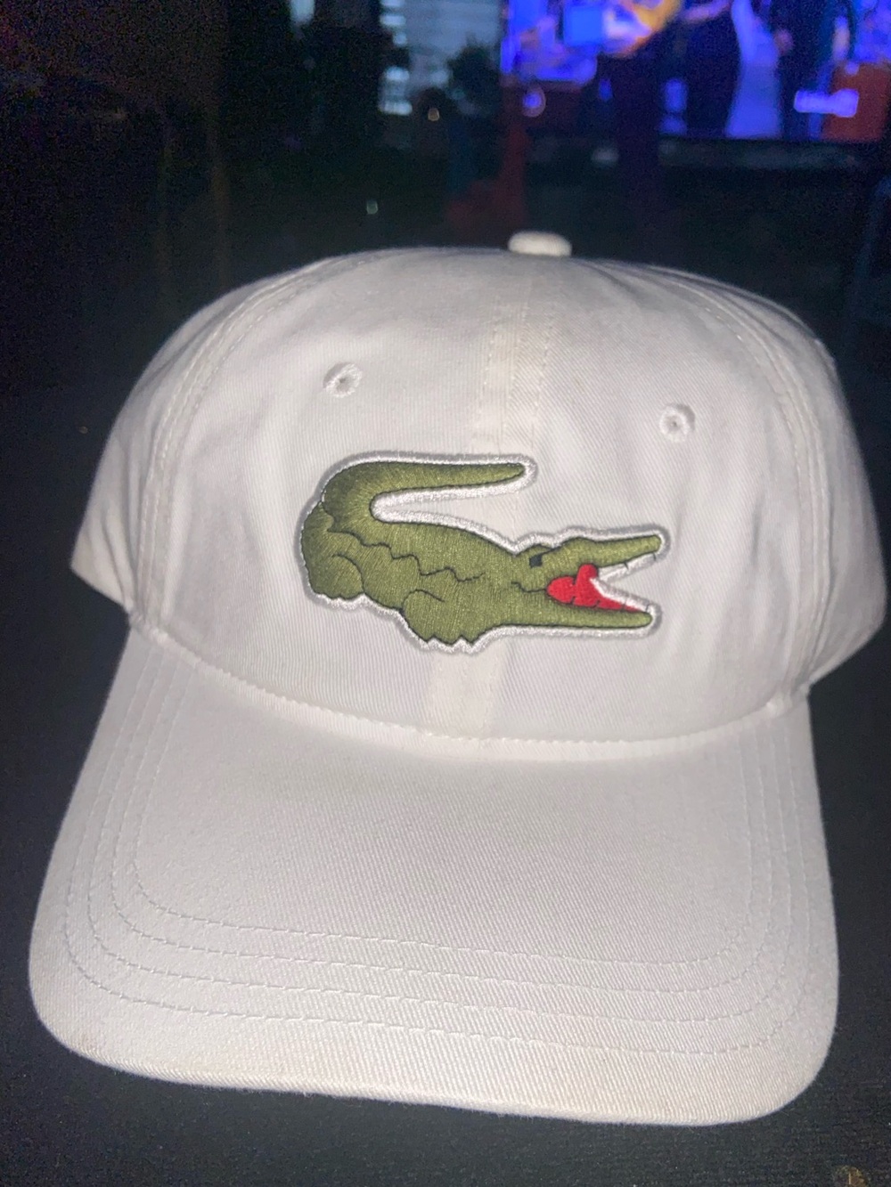 Lacoste slide back hat